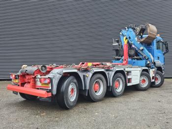MAN TGS 47.440 BBL / 10X4 HOOKLIFT + Z CRANE